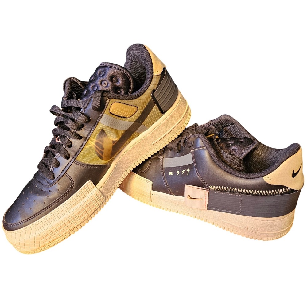 Nike Air Force 1 Type N. 354 Black Anthracite Pink Gum CI0054-001 Mens 9
